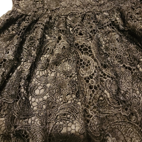 ASTR Little Black Lace Dress Sz Medium - Picture 4 of 7